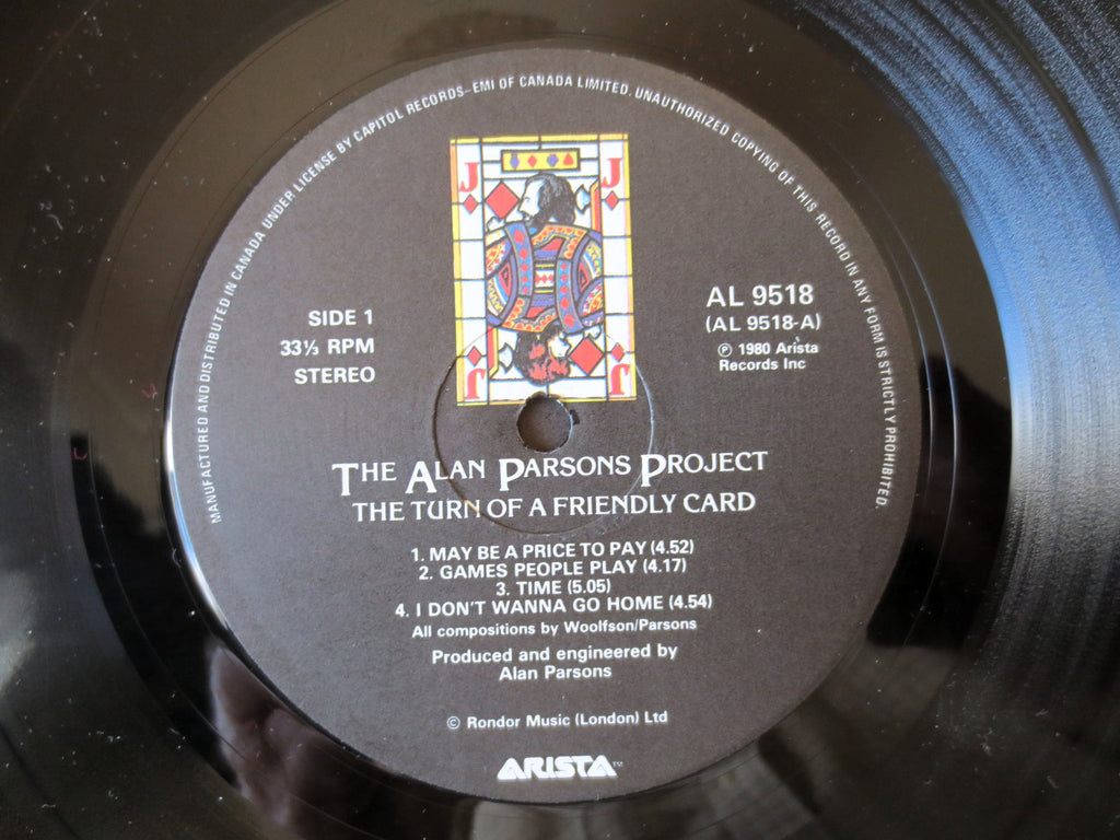 The Alan Parsons Project – The Turn of a Friendly Card (1980) Vinyl LP