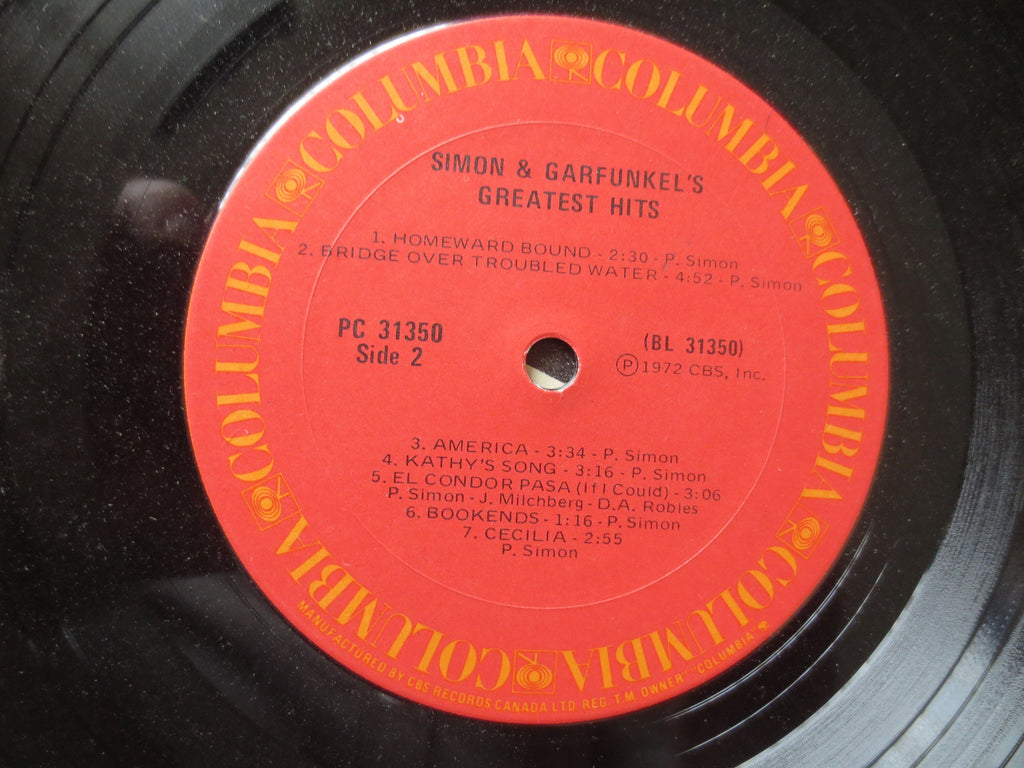 Simon & Garfunkel Greatest Hits Vinyl Record - 1972 Vintage Album