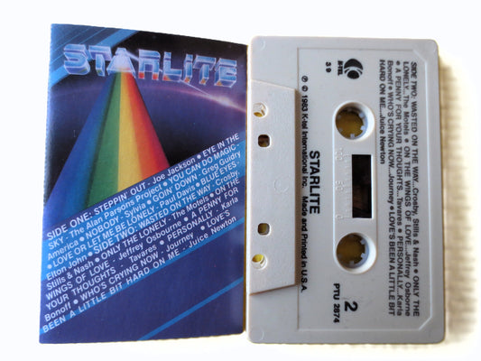 ROCK and ROLL, "STARLITE", 1982 Cassette Tape, Vintage Cassette