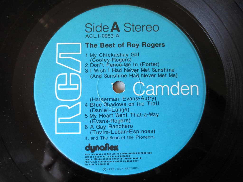 Roy Rogers – The Best of Roy Rogers (1975) Vinyl LP