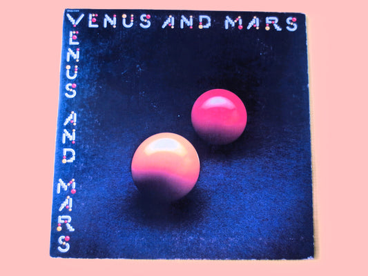 PAUL McCARTNEY, VENUS and Mars, The Beatles, 1975 Record, Vintage Vinyl Lp, 003