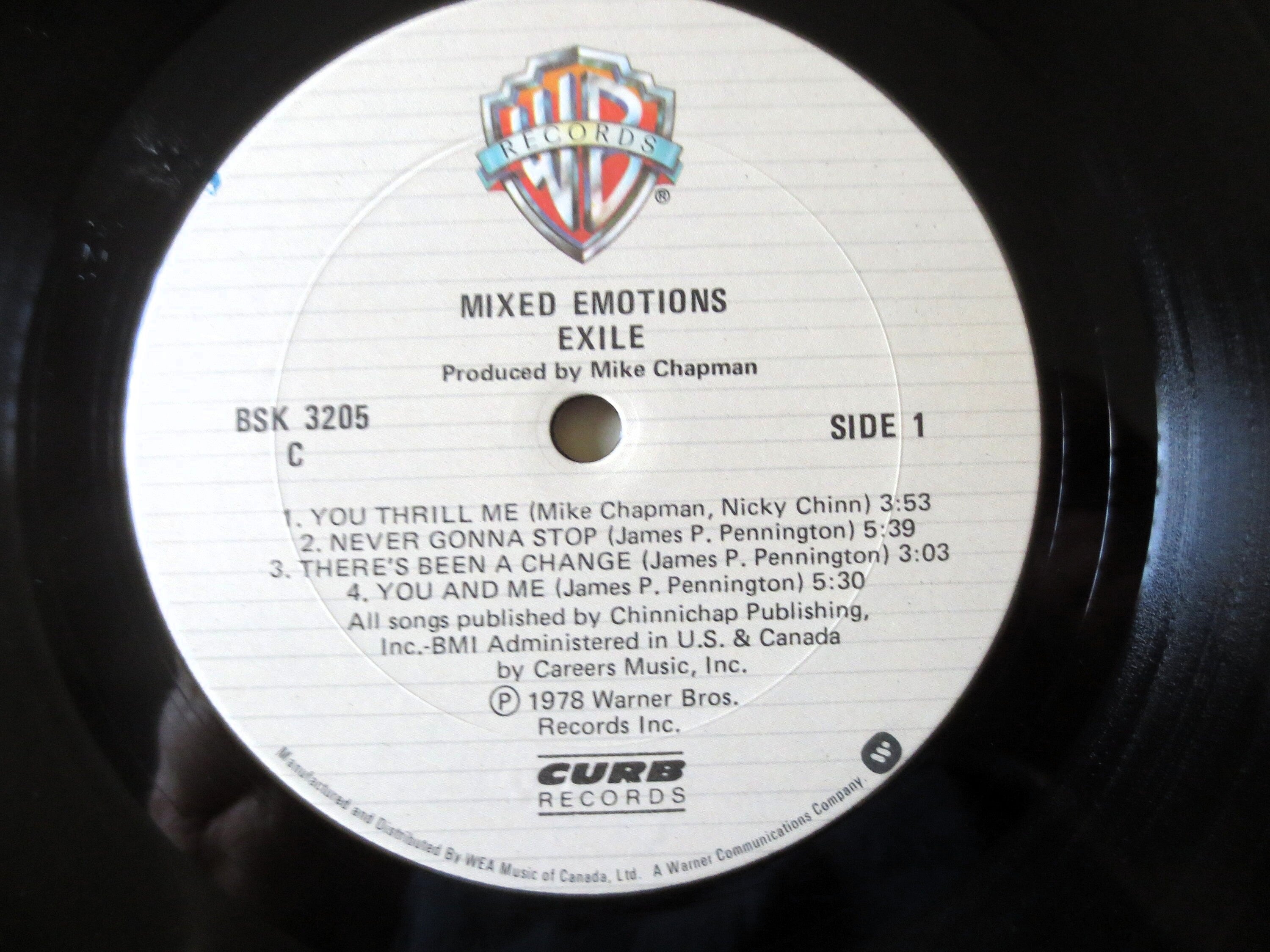 Exile – Mixed Emotions (1978) Vinyl LP