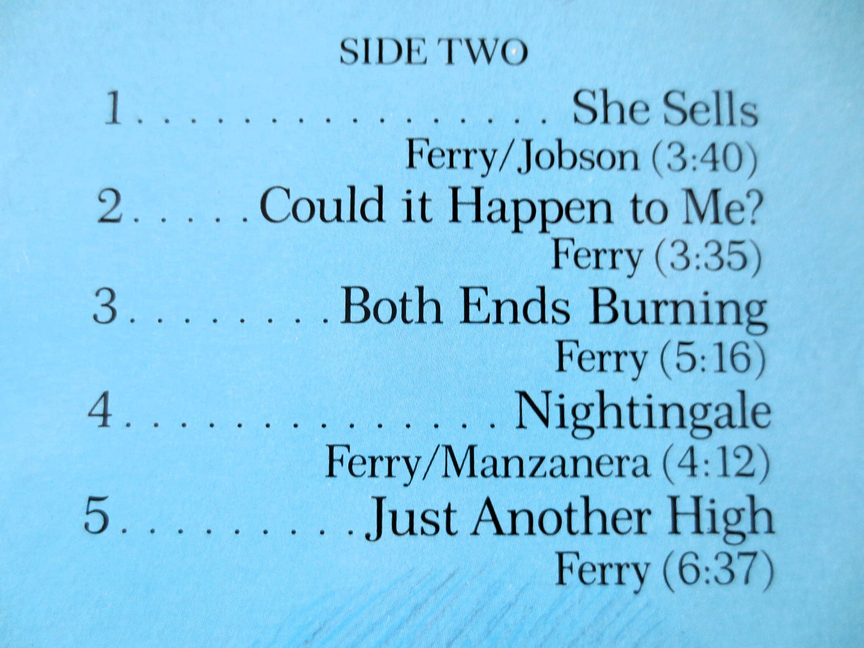 Roxy Music – Siren (1975) Vinyl LP