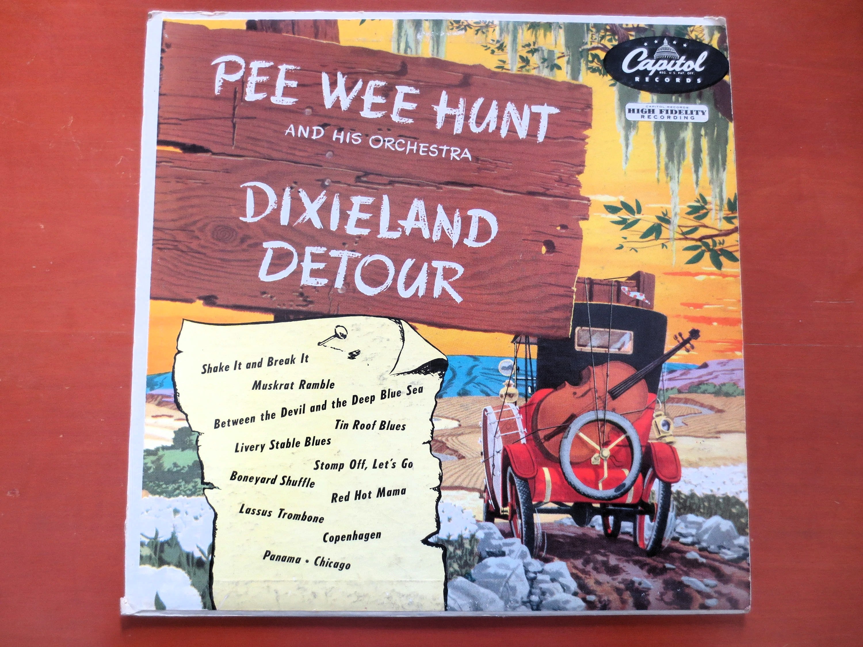 Pee Wee Hunt – Dixieland Detour (1952) Vinyl LP