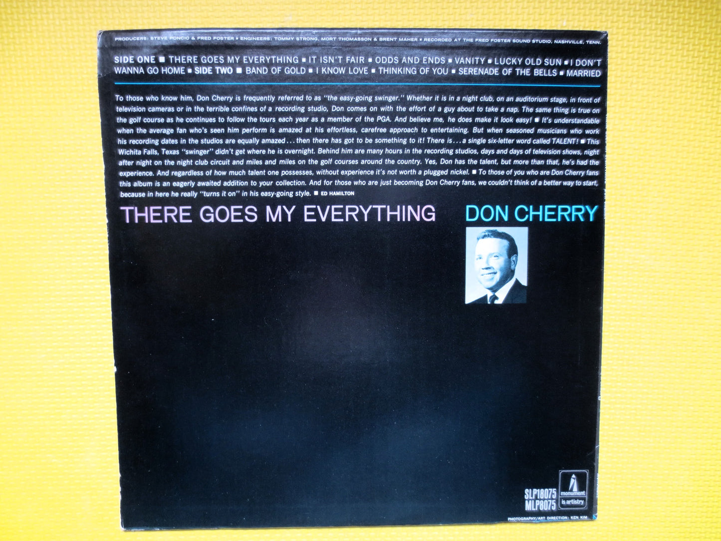 DON CHERRY, There Goes My EVERYTHING, Don Cherry Records, Don Cherry Album, Don Cherry Lp, Lps, Vinyl Album, 1967 Records