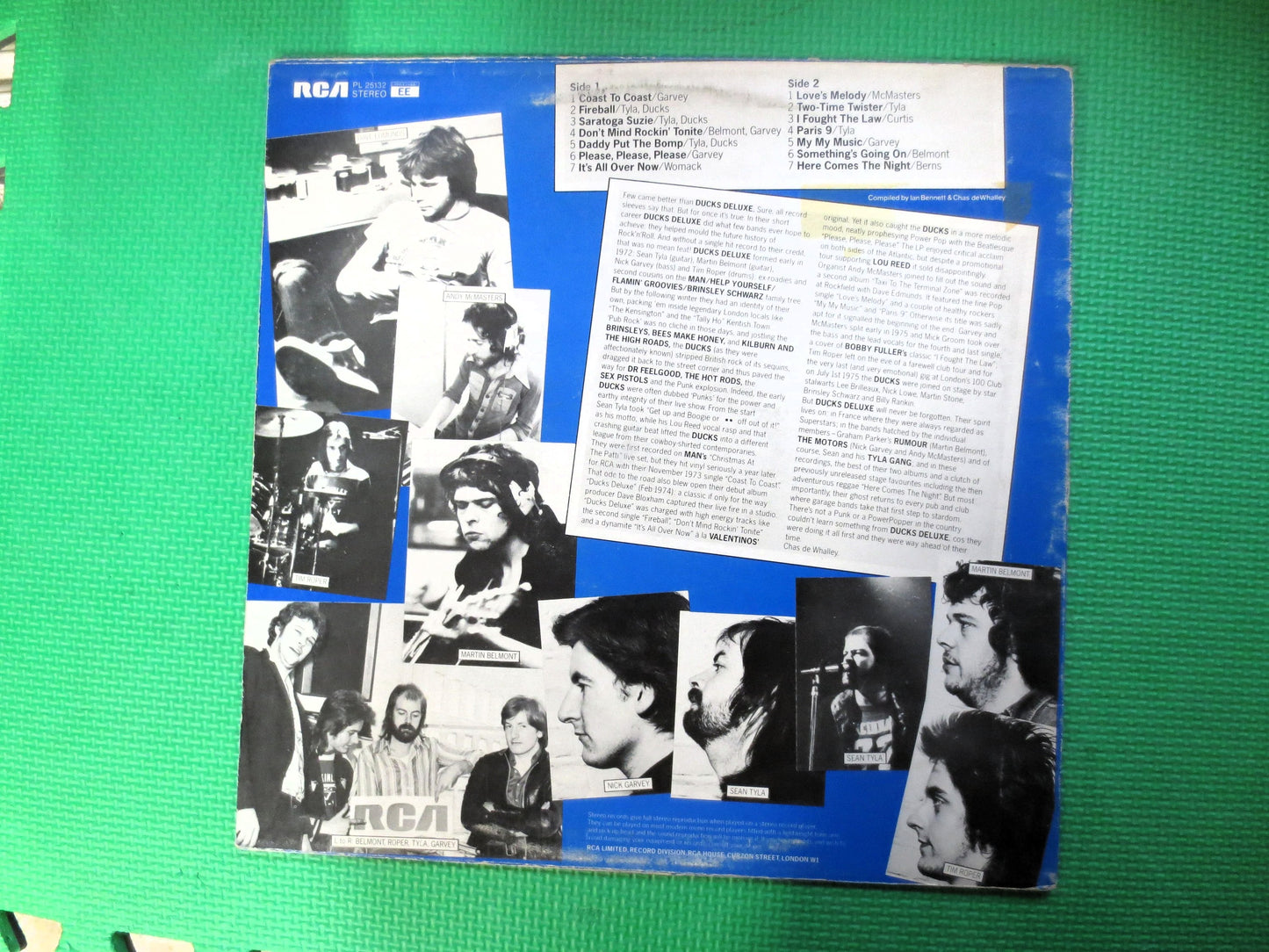 DUCK'S DELUXE, Don't Mind ROCKIN' Tonite, Duck's Deluxe Albums, Duck's Deluxe Record, Duck's Deluxe Lps, Lps, 1978 Albums