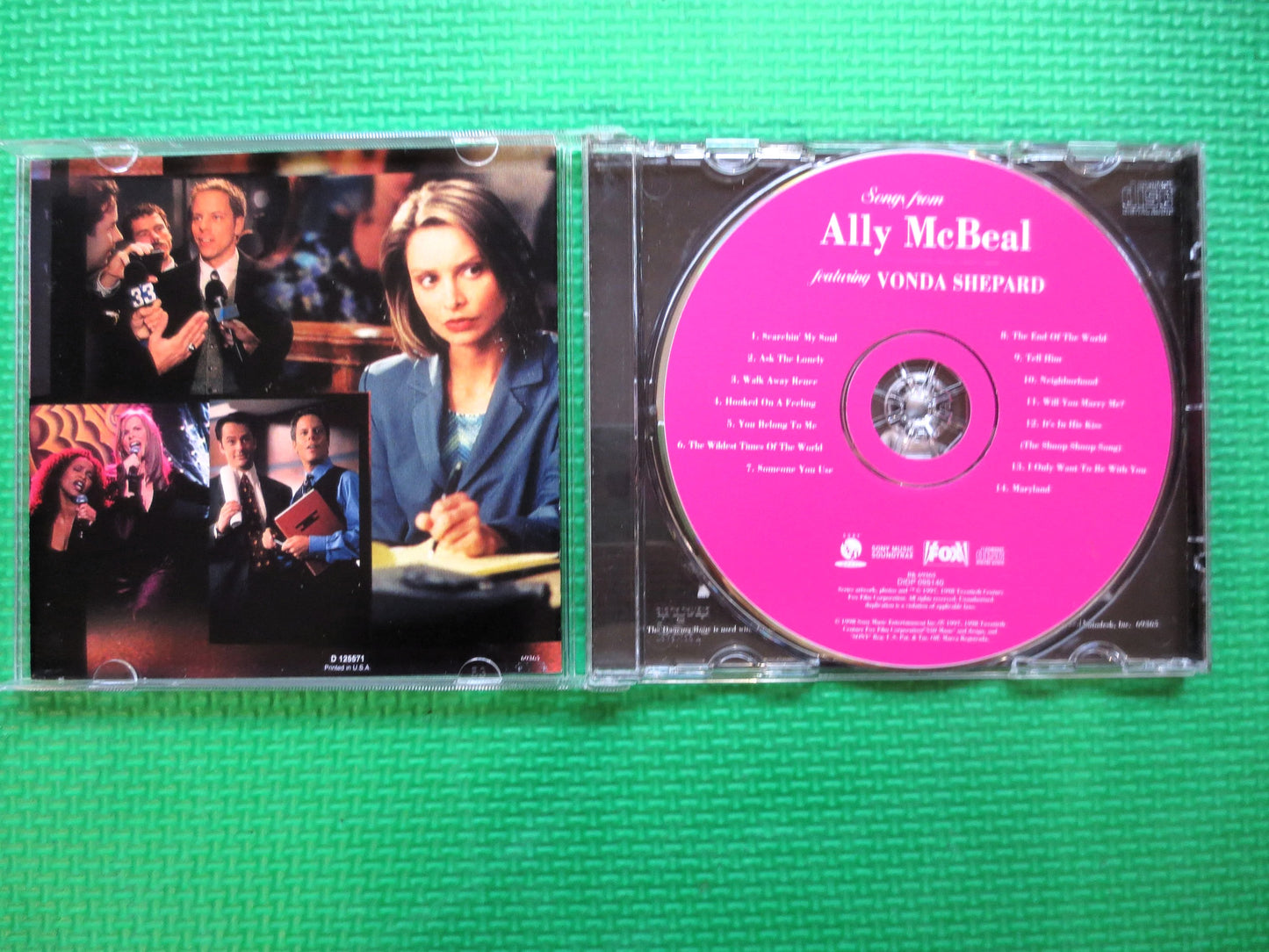 ALLY McBEAL, VONDA Sheppard, Ally McBeal Cd, Ally McBeal Album, Vonda Sheppard Cd, Tv Show Cd, Tv Show Songs, 1998 Compact Disc