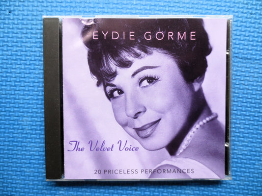 EYDIE GORME, The VELVET Voice, Eydie Gorme Cd, Eydie Gorme Album, Eydie Gorme Songs, Eydie Gorme Music, Cd, 1985 Compact Disc