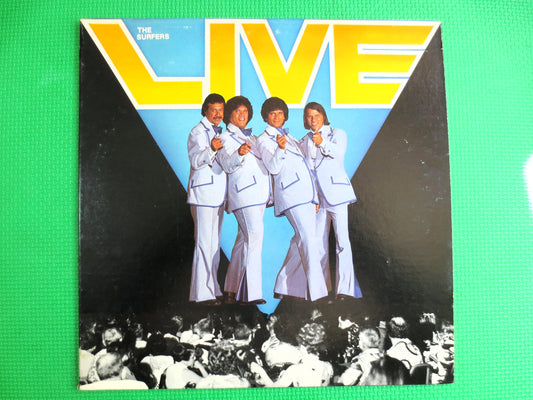 The SURFERS, LIVE, AUTOGRAPGHED, The Surfers Record, The Surfers Album, The Surfers Lp, Pop Music Record, 60s Music Record, 1978 Records