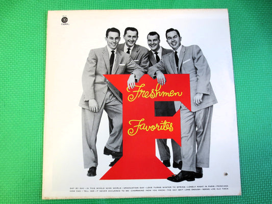 The FOUR FRESHMEN, FAVORITES, Freshmen Records, Freshmen Album, Freshmen Lp, Jazz Records, Jazz Albums, Vinyl, Vintage Records, 1956 Records