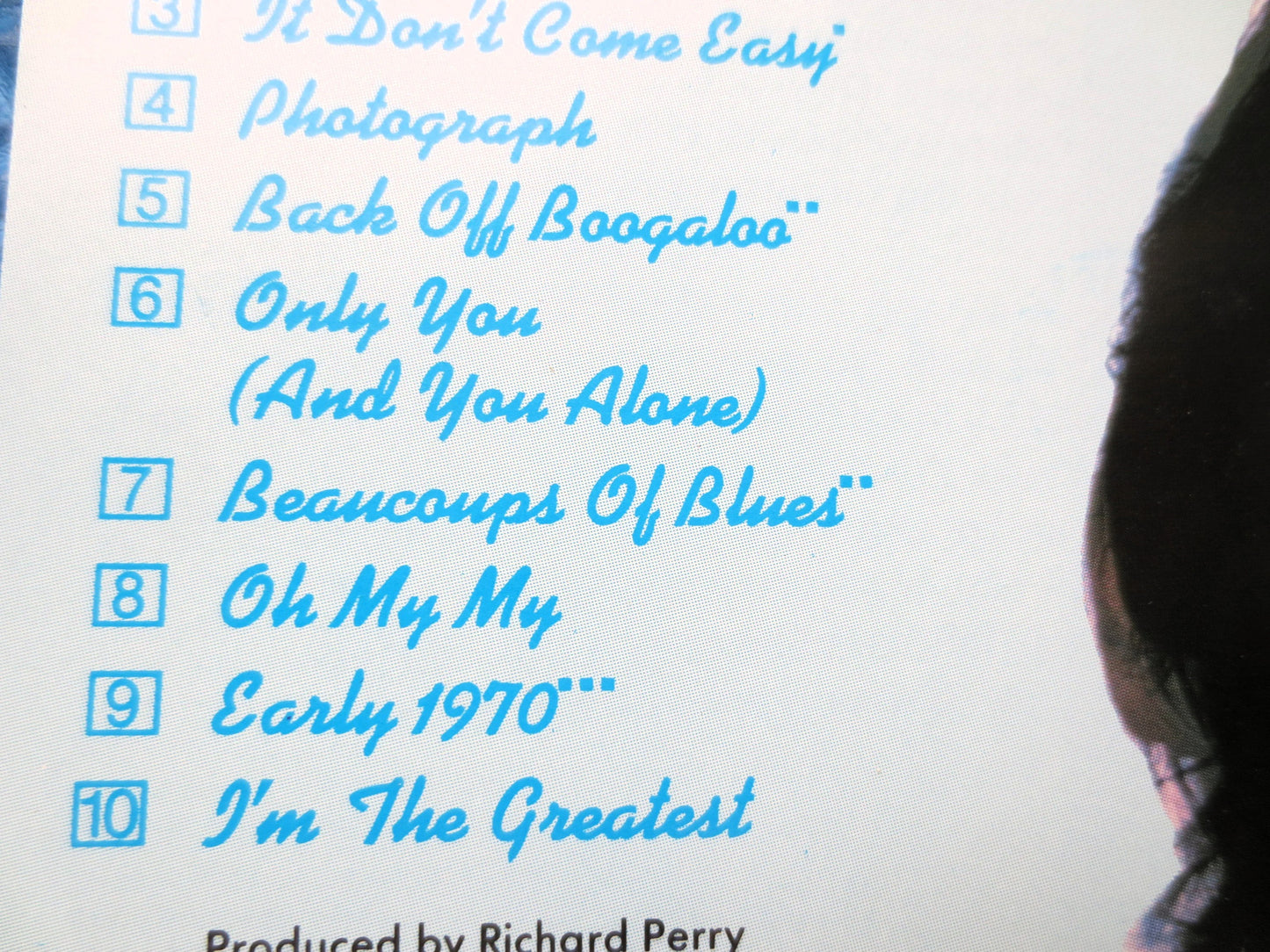 RINGO STARR, BLAST From Your Past, The Beatles, 1985 Compact Disc, Vintage Cd