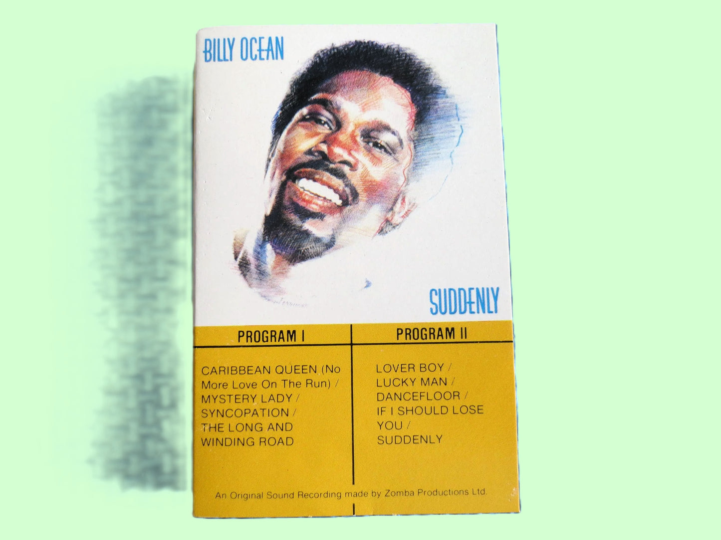 BILLY OCEAN, SUDDENLY, Disco Soul Funk, 1984 Cassette Tape, Vintage Cassette