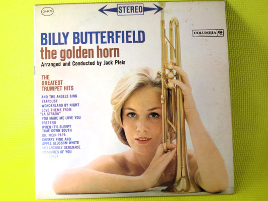 BILLY BUTTERFIELD, The GOLDEN Horn, Billy Butterfield Lp, Jazz Records, Jazz Vinyl, Vintage Vinyl, Jazz Lp, 1961 Records