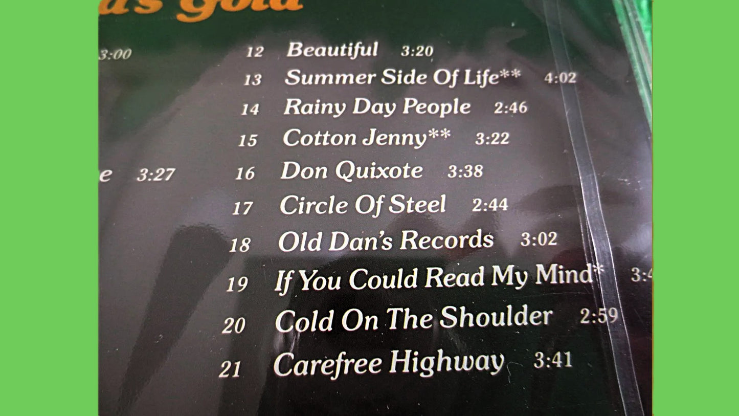 GORDON LIGHTFOOT, Gord's Gold, Factory SEALED, Compact Disc, Vintage Cd