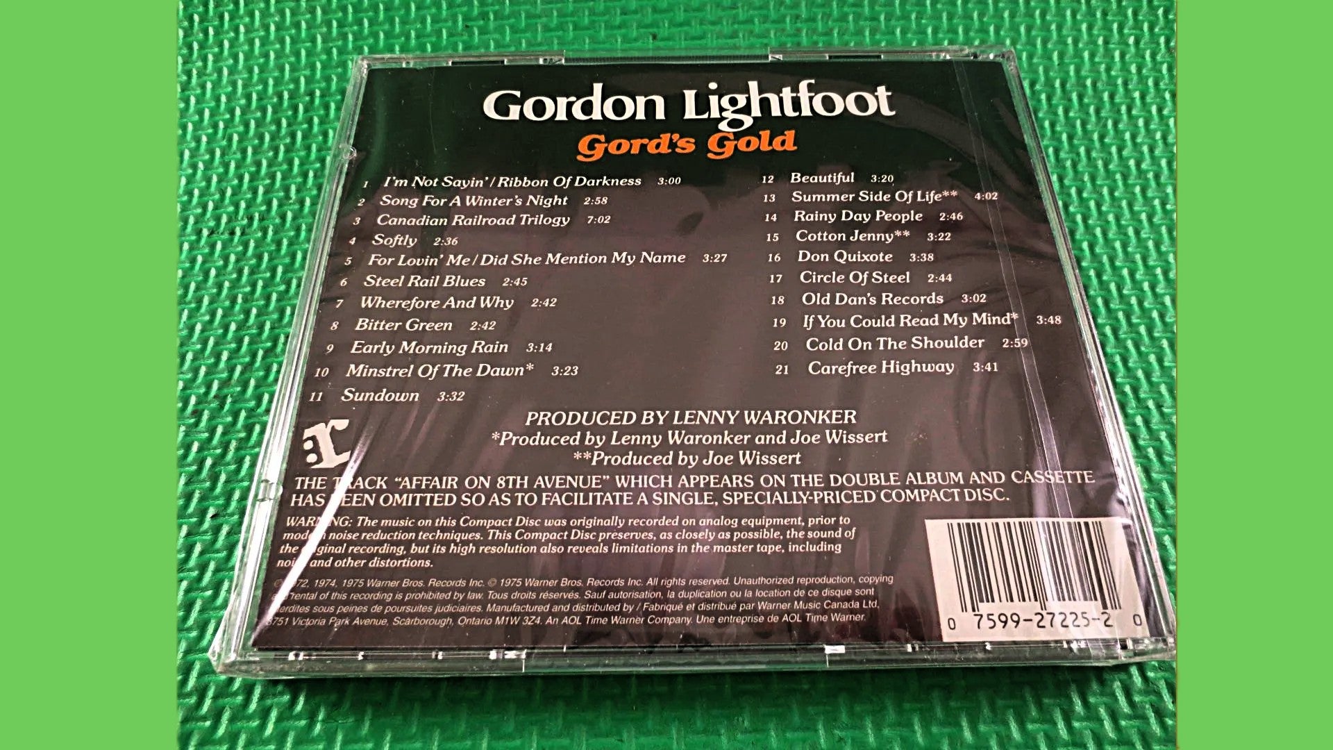 Gordon Lightfoot – Gord's Gold CD — Factory Sealed