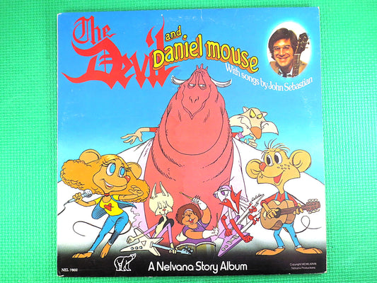 The DEVIL and DANIEL MOUSE, Childrens Records, Kids Records, Kids Albums, lps, Children's Album, John Sebastian, Vintage Record, 1978 Record