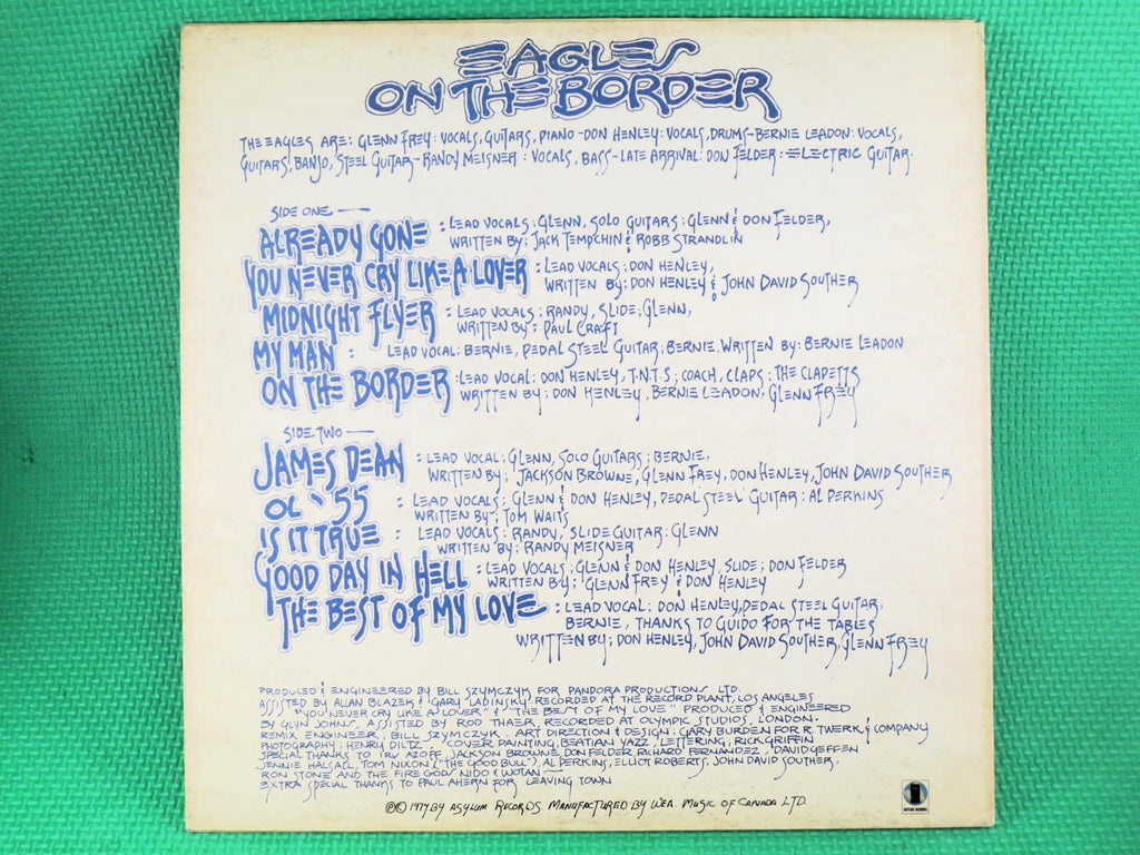 The Eagles – On the Border (1974) Vinyl LP