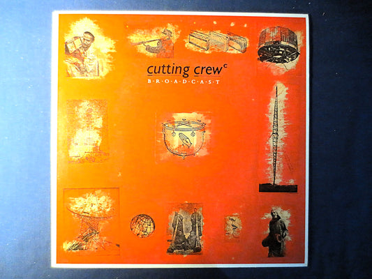 CUTTING CREW, BROADCAST, Cutting Crew Album, Cutting Crew Record, Cutting Crew Lp, Pop Records, Vinyl Records, 1986 Records
