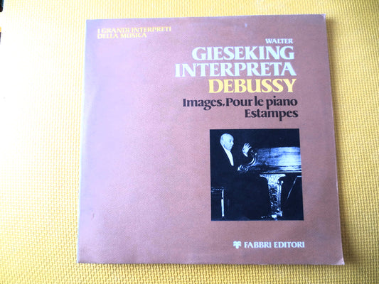 WALTER GIESEKING, Interpreta DEBUSSY, Vintage Vinyl, Classical Records, Classical Albums, Classical Lps,1Lps, 1959 Records