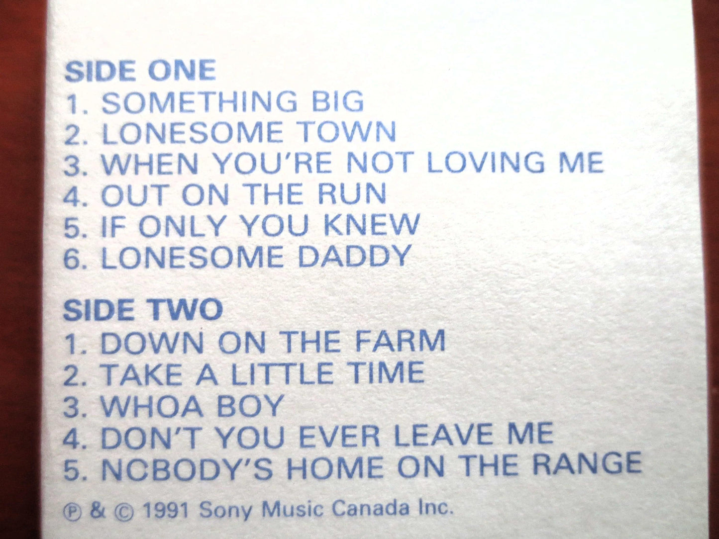 TRACEY PRESCOTT, Lonesome DADDY, 1991 Cassette Tape, Vintage Cassette