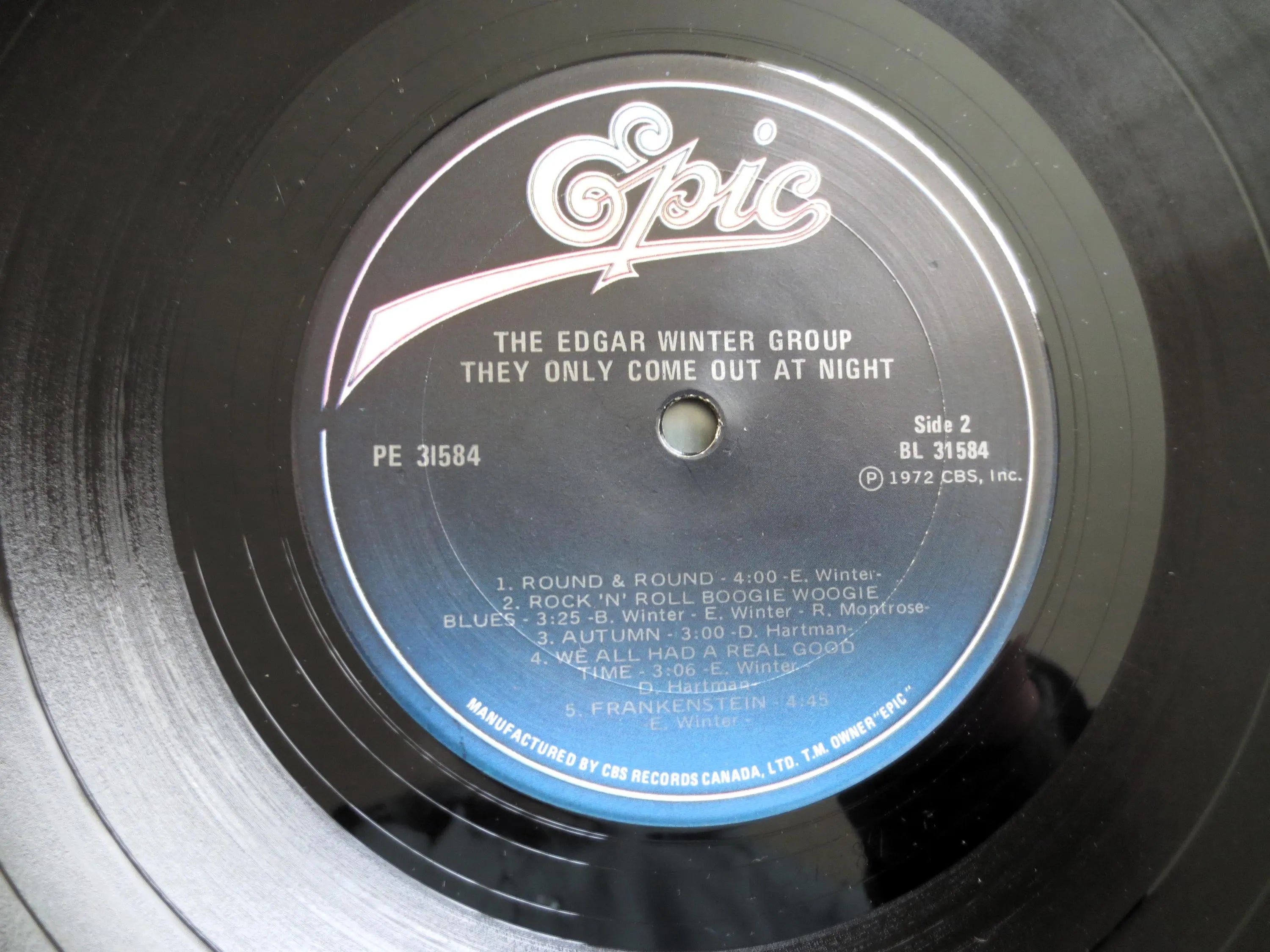 Edgar Winter Group – They Only Come Out at Night (1972) Vinyl LP