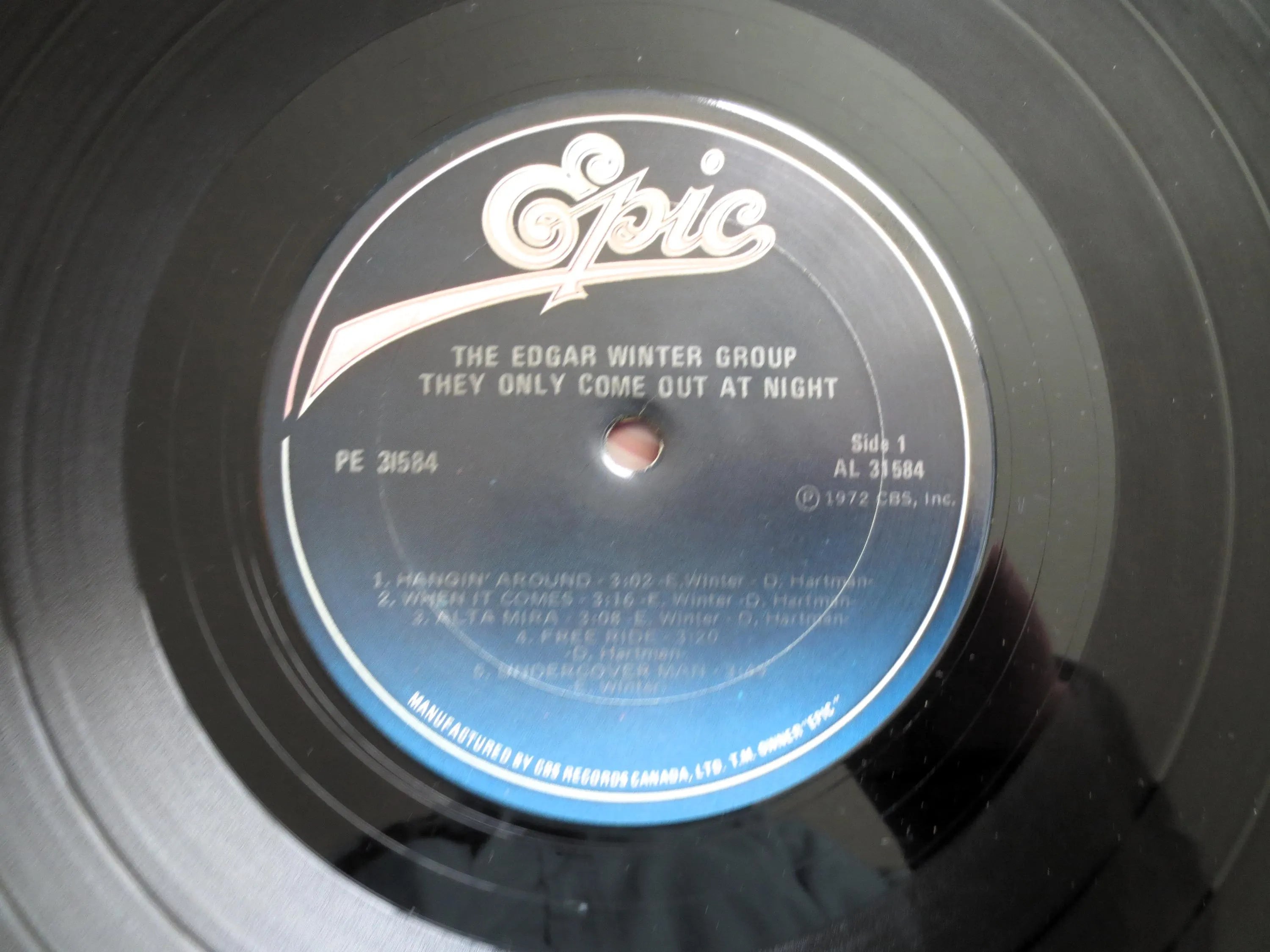 Edgar Winter Group – They Only Come Out at Night (1972) Vinyl LP
