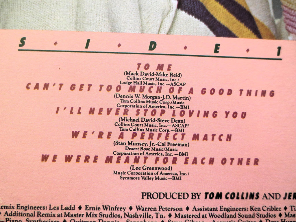 BARBARA MANDRELL, Lee Greenwood, Meant For Each Other, Vintage Album, 1984 Record, Vinyl Lp