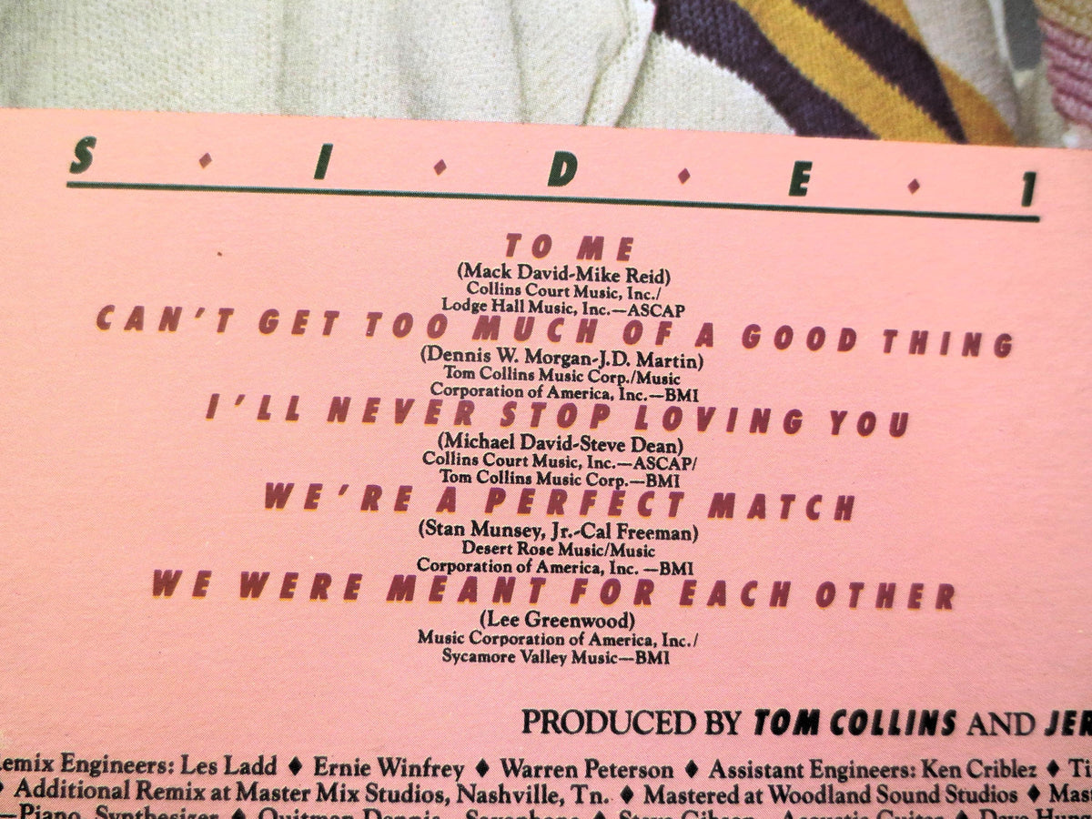 BARBARA MANDRELL, Lee Greenwood, Meant For Each Other, Vintage Album, 1984 Record, Vinyl Lp