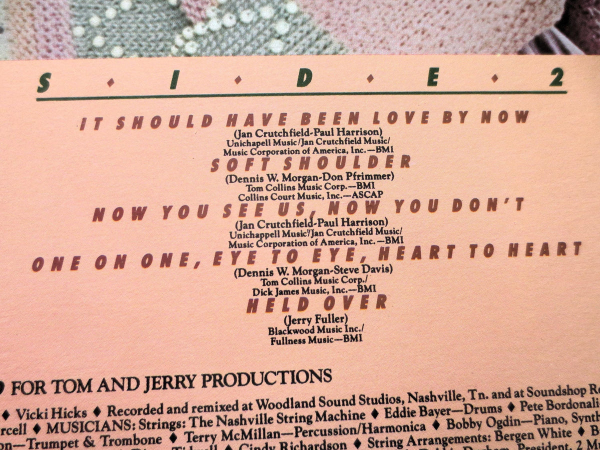BARBARA MANDRELL, Lee Greenwood, Meant For Each Other, Vintage Album, 1984 Record, Vinyl Lp