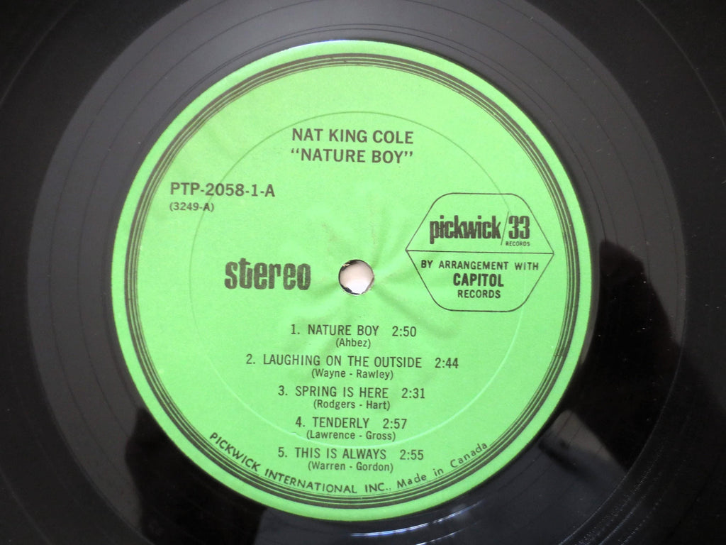 Nat King Cole - Nature Boy - 1965 Vintage Vinyl Album