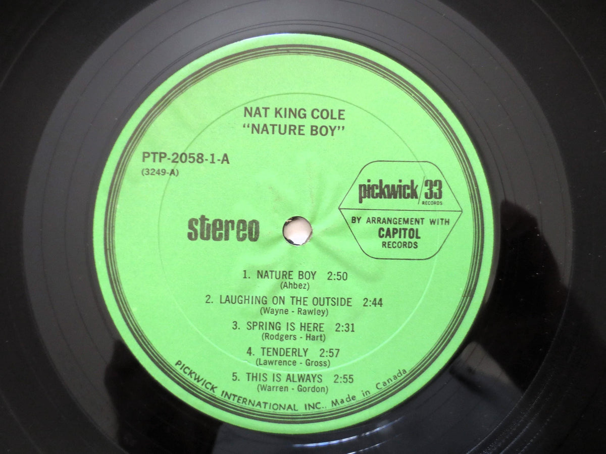 Nat King Cole - Nature Boy - 1965 Vintage Vinyl Album
