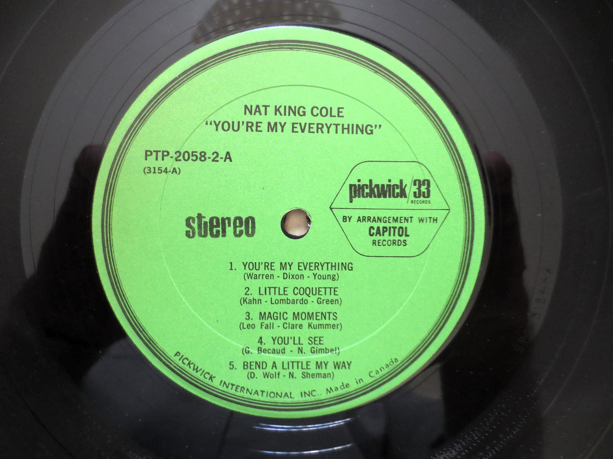 Nat King Cole - Nature Boy - 1965 Vintage Vinyl Album