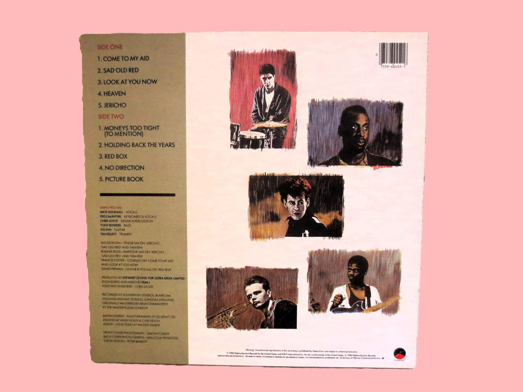 Simply Red 'Picture Book' Vinyl Record - 1985 Vintage Album