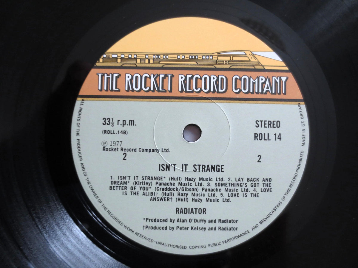 Radiator "Isn't It Strange" Vinyl Record - 1977 Classic Rock LP