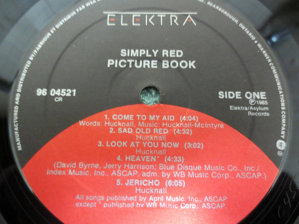 Simply Red 'Picture Book' Vinyl Record - 1985 Vintage Album