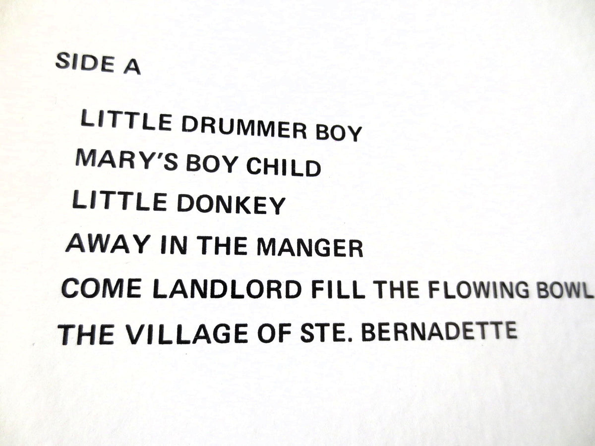 The Little Drummer Boy Christmas LP - 1967 Vintage Record