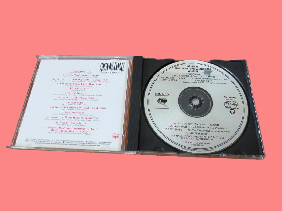 ANNIE, movie soundtrack, Disc, 1982 Compact Disc,