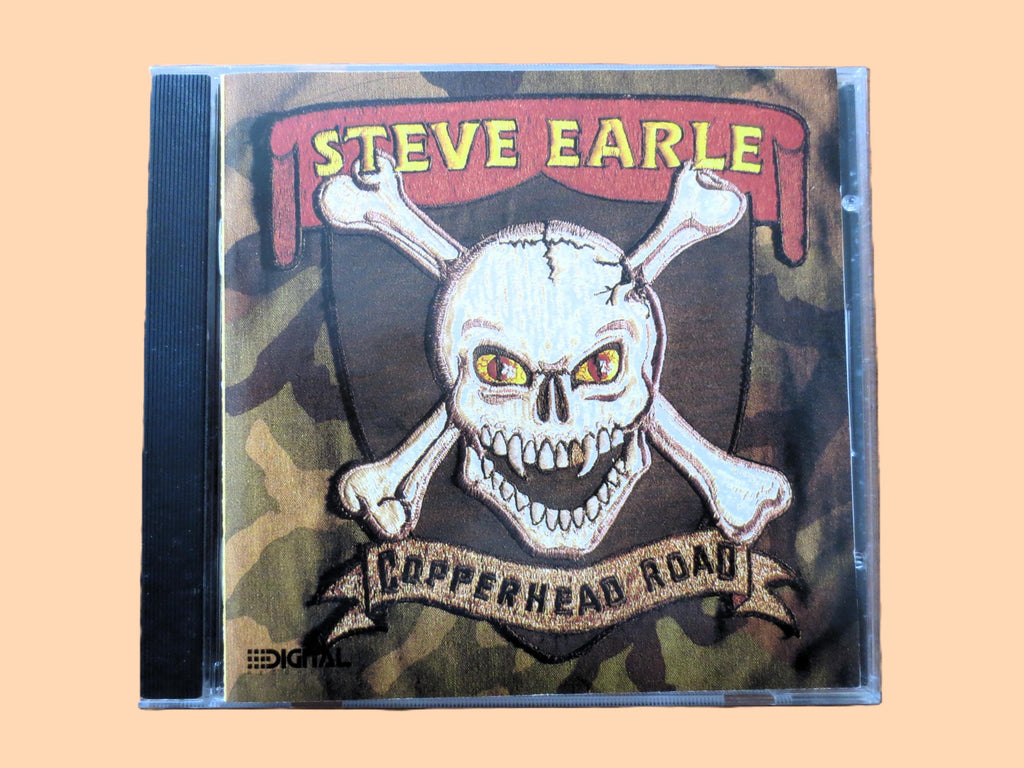 STEVE EARLE, COPPERHEAD Road, Rock Album, 1988 Compact Disc, Vintage Cd