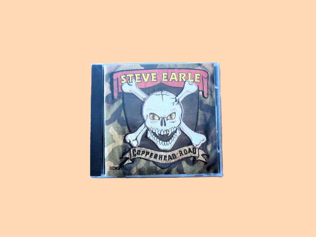 STEVE EARLE, COPPERHEAD Road, Rock Album, 1988 Compact Disc, Vintage Cd