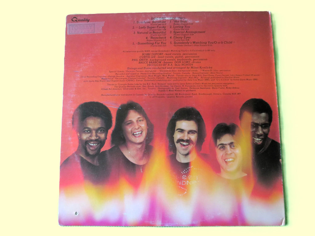 Sweet Blindness - Energize Vinyl Record - 1977 Funk Disco LP