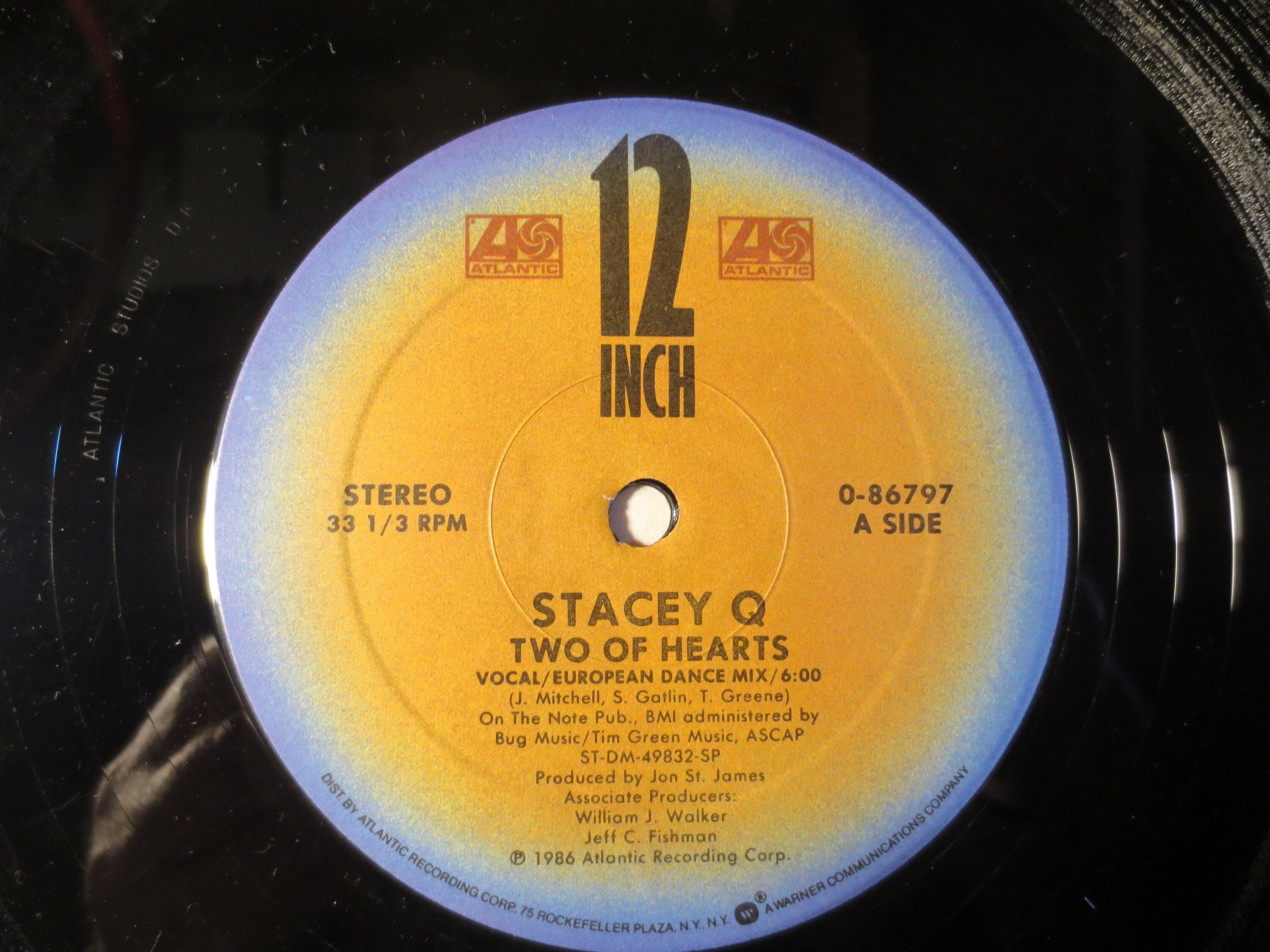Stacey Q – Two of Hearts (1986) Vinyl 12" EP