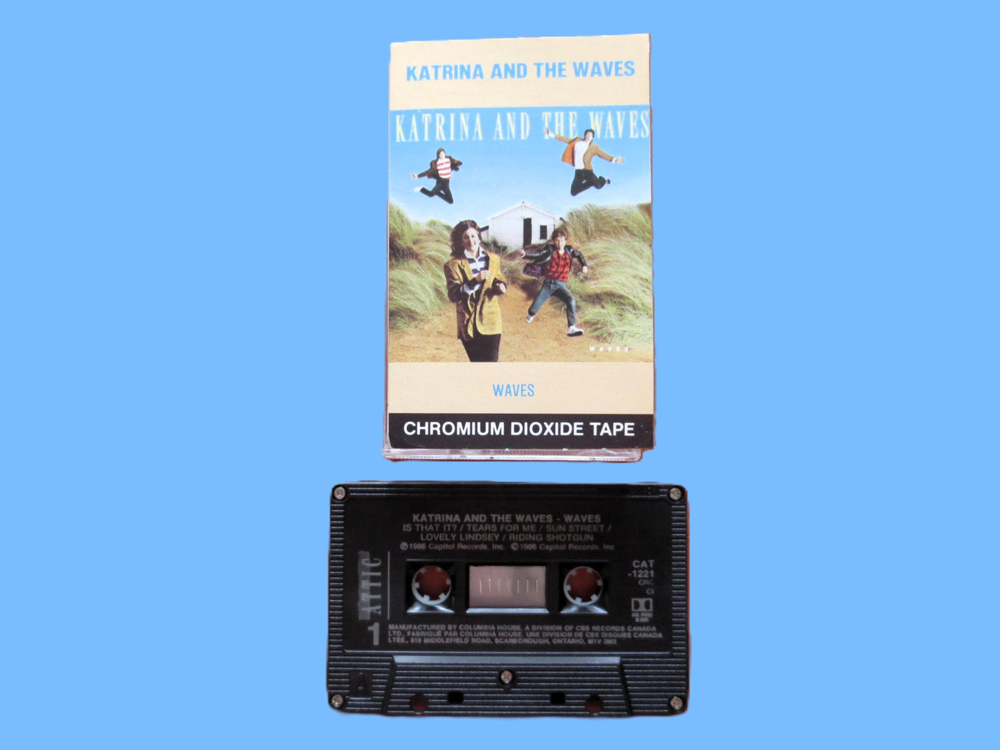 KATRINA and The WAVES, Waves, 1986 Cassette Tape, Vintage Album