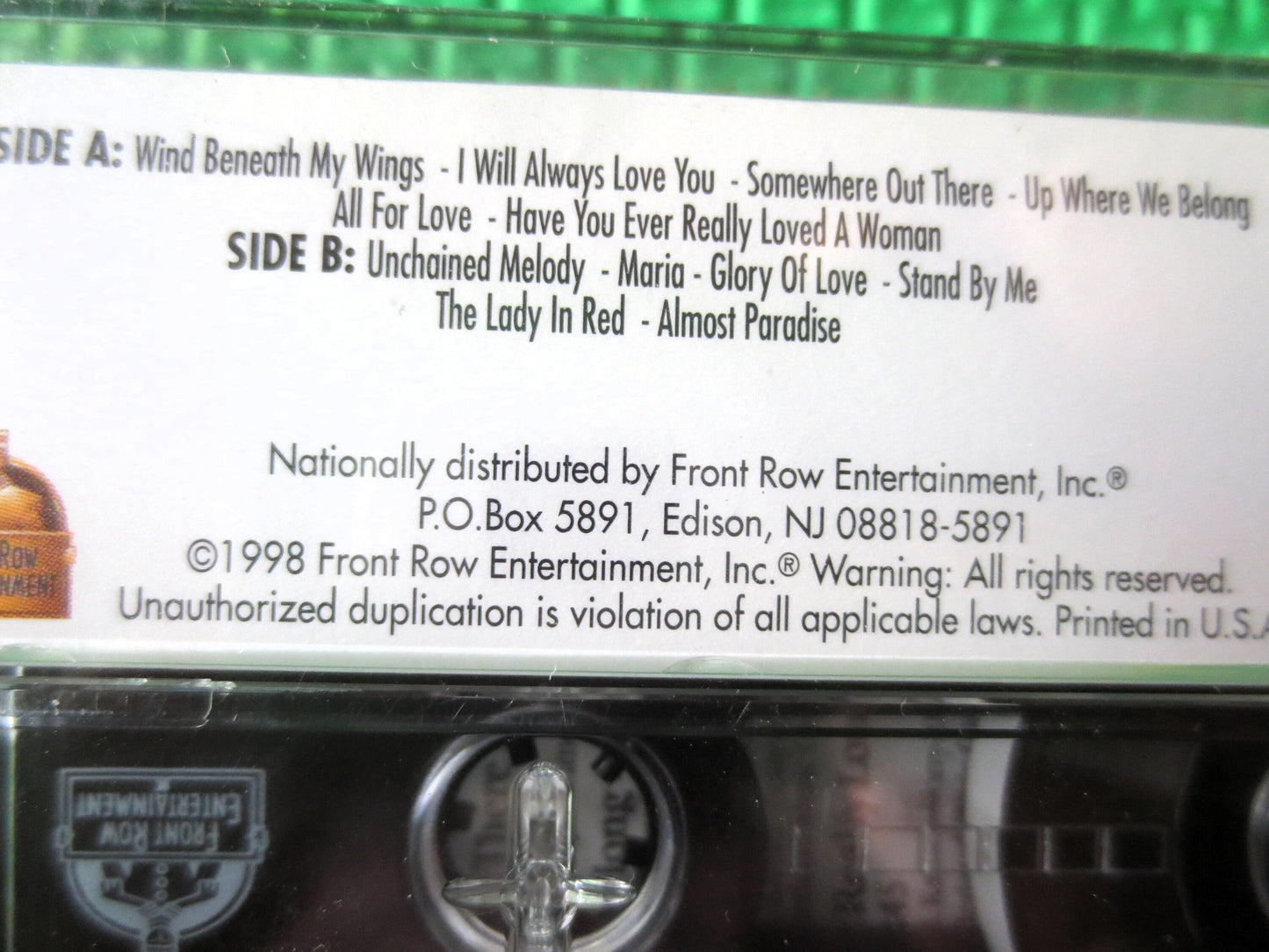 MOVIE LOVE Songs, FACTORY Sealed, The Movie Sound Orchestra, 1998 Cassette Tape