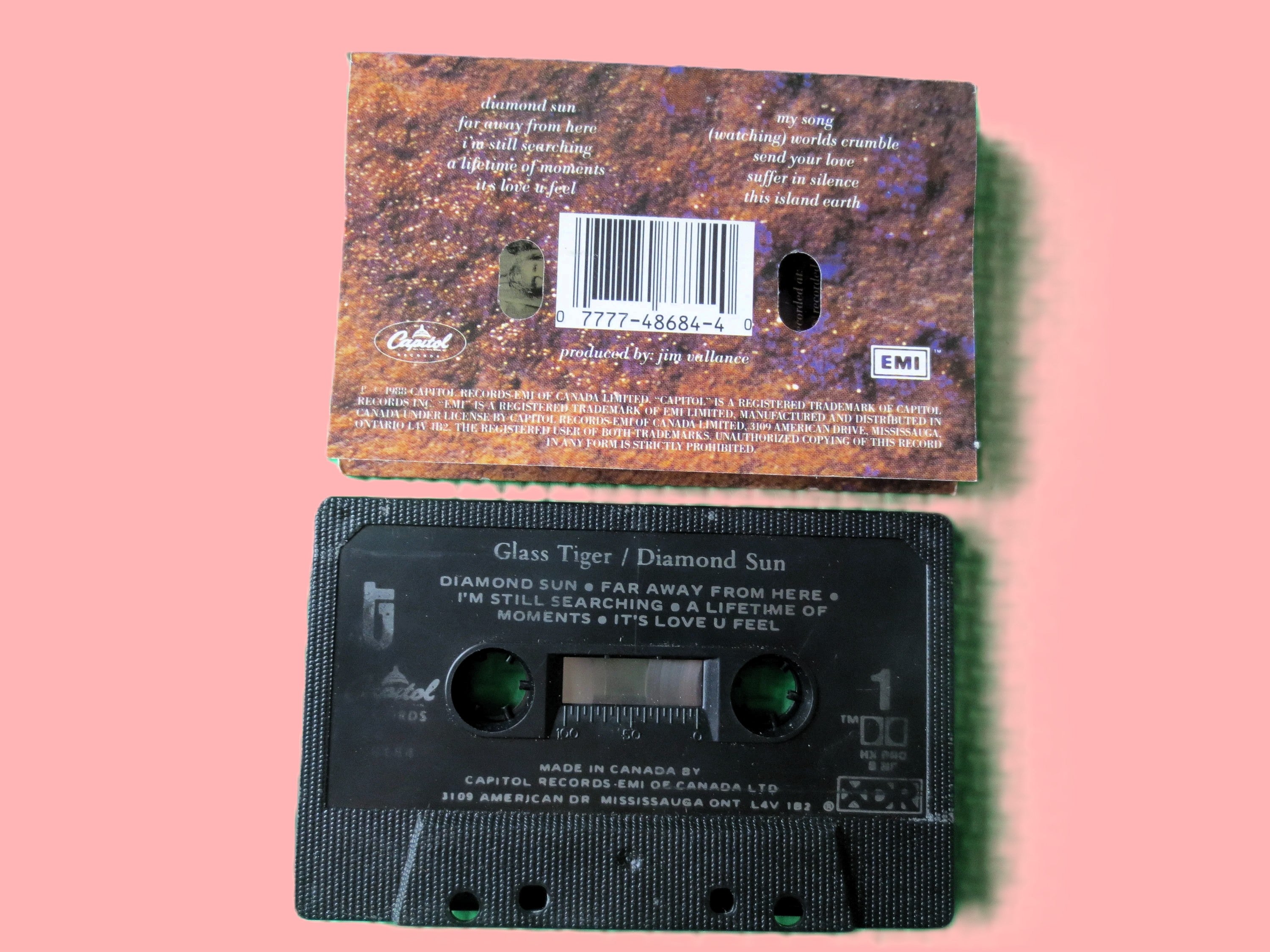 Glass Tiger – Diamond Sun (1988) Cassette