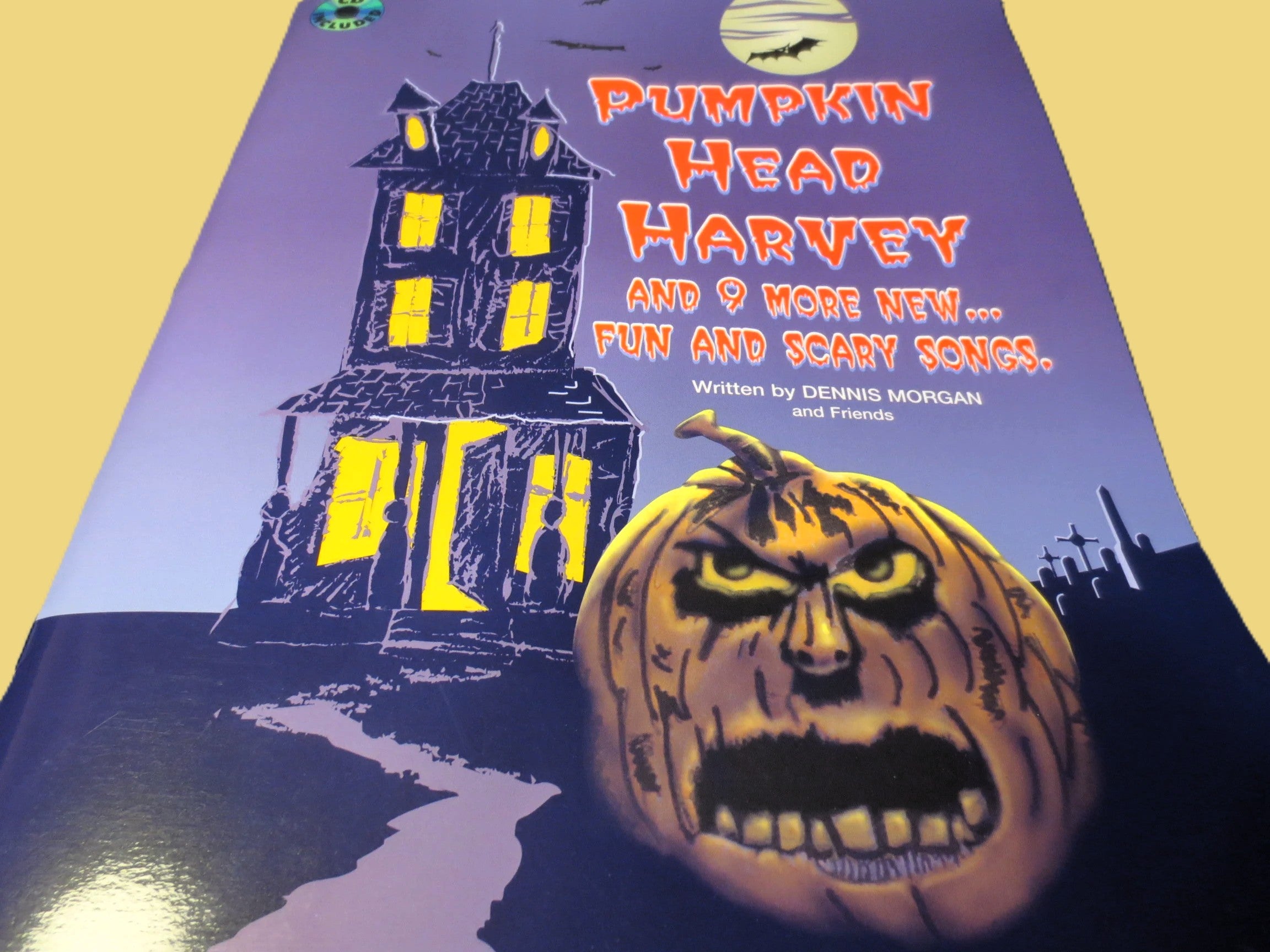 Pumpkin Head Harvey – Pumpkin Head Harvey and 9 More New Fun and Scary Songs (1998) Sheet Music Book