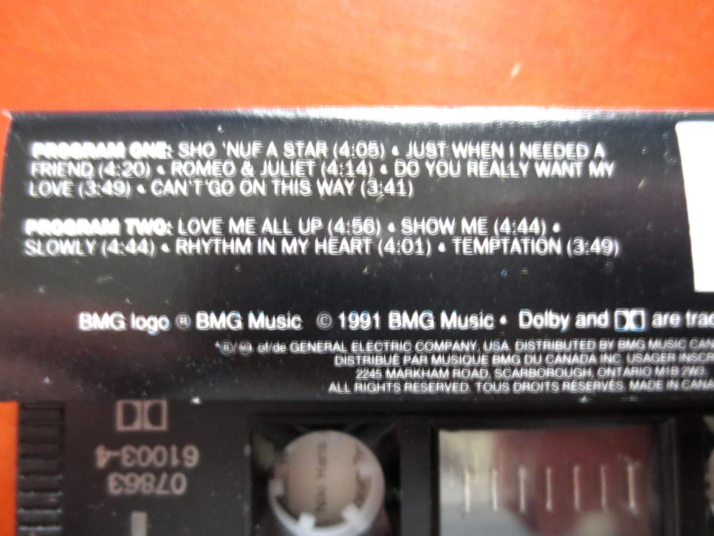 STACY EARL, 1991 Cassette Tape, Vintage Cassette