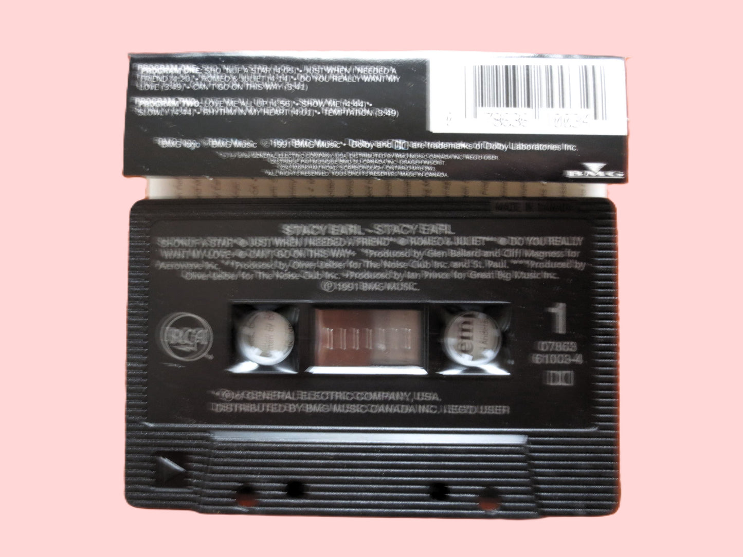 STACY EARL, 1991 Cassette Tape, Vintage Cassette