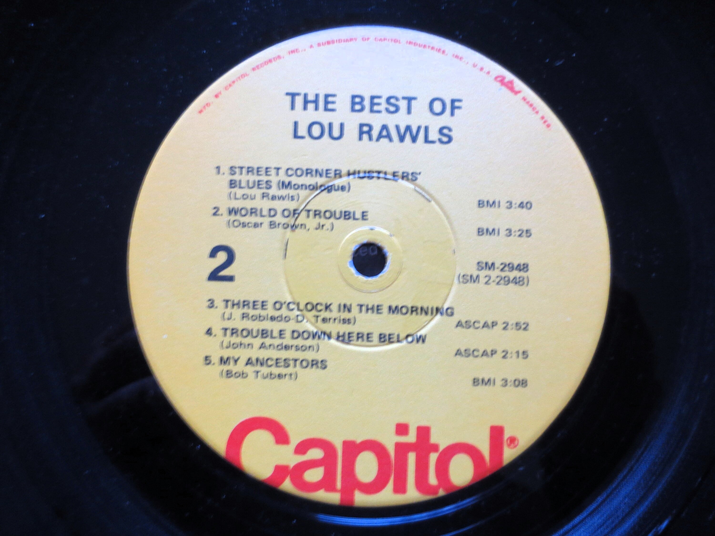 Lou Rawls – The Best of Lou Rawls (1974) Vinyl LP