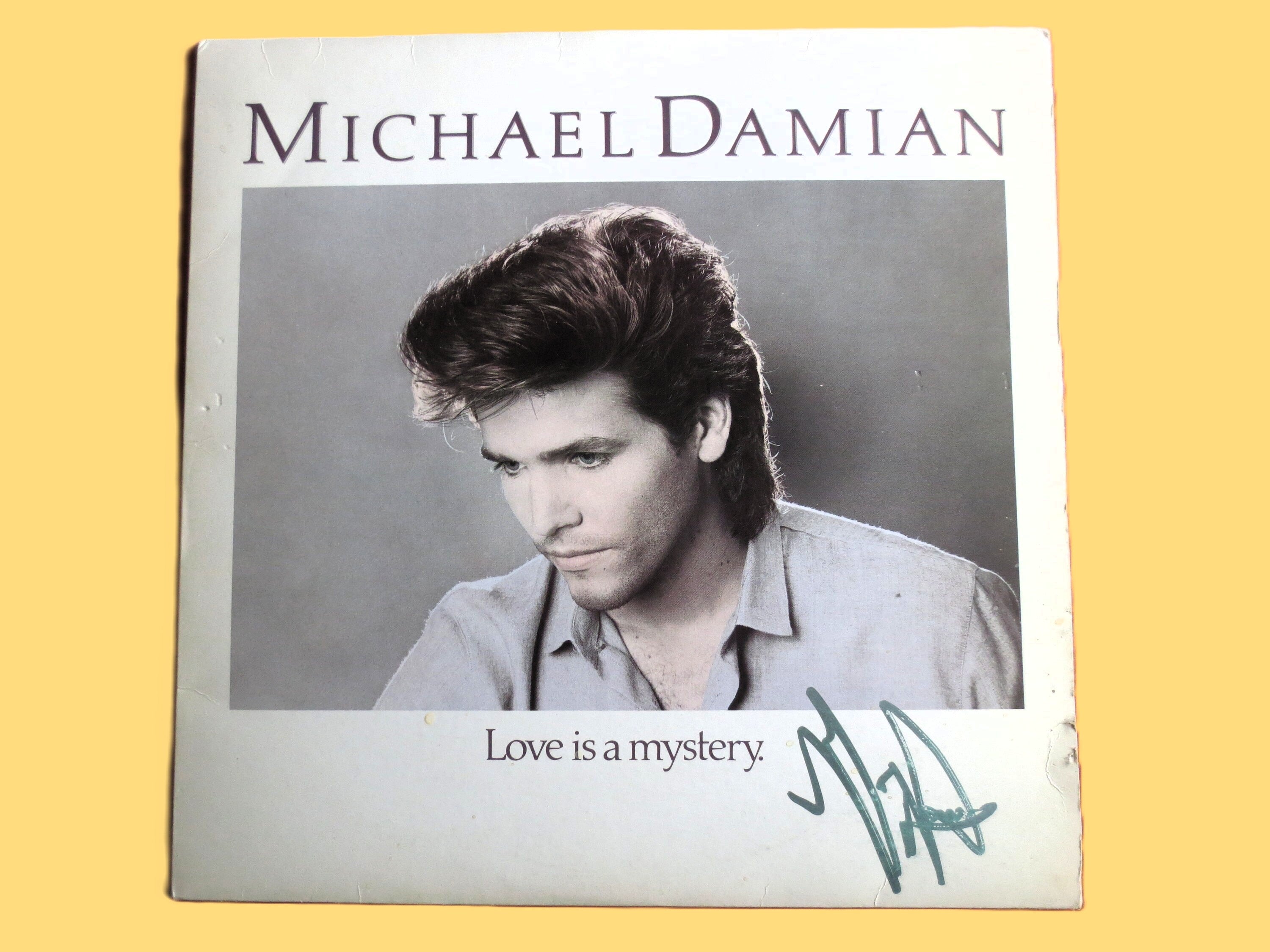 Michael Damian – Love Is a Mystery (1984) Vinyl LP — Autographed