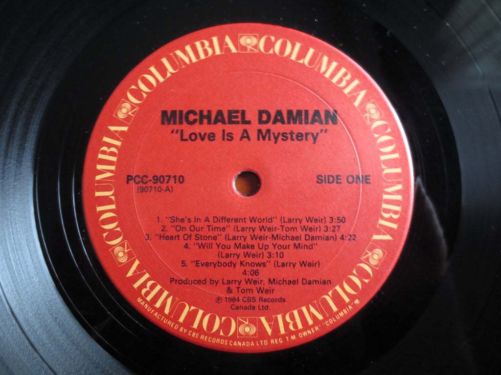 Michael Damian – Love Is a Mystery (1984) Vinyl LP — Autographed